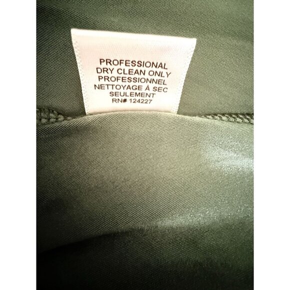 NWT Misa Los Angeles Teget V-Neck Drape Long Sleeve High-Low Midi Dress XS/S - Picture 11 of 14